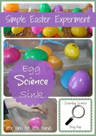 Egg Science Water Experiment Sink Float Easter Science Easter Preschool Easter School