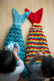 Diy pusheen mermaid tail blanket !! Crocodile Stitch Mermaid Tail Blanket All About Ami