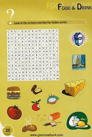 Jamie grill / getty images an element word search is a fun way to learn how to spell the names o. Food And Drinks Word Games Kids