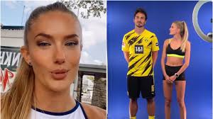 Dortmund have gone the odd route in hiring a fitness coach for their players as they went for a combination of both beauty and fitness. I Really Underestimated It World S Sexiest Athlete Alica Schmidt Leaves Dortmund World Cup Winner Flat Out In 400m Race Rt Sport News