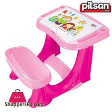 Buy Pilsan Study Desk Turkey Made 3 To 7 Years Kids 03 410 At Best Price In Pakistan In 2020 Study Desk Notebook Storage Kids Study