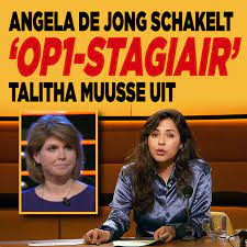 Check spelling or type a new query. Angela De Jong Haalt Uit Naar Op1 Stagiaire Talitha Muusse Ditjes Datjes
