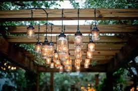 Since it situated in the outdoor area, it can either be dim or flashy. Outdoor Pergola Lighting Ideas Pergola Lighting Pergola Jar Lights