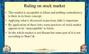 Islamic principles therefore prohibit investment in conventional bonds and other debt securities that generate interest income. Stock Market Trading And Investing In Shariah Perspective