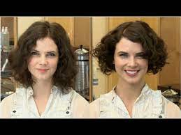 The extra hair on the sides will thicken dimensions around your ears. Get A Great Hairstyle For An Oval Shaped Face With Curly Hair Youtube