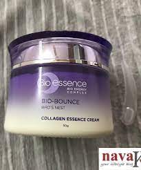 • amino acid skin whitening complex effectively reduces dull and yellowish skin tone for a fair and translucent complexion from. Nava K Bio Essence Bio Bounce Collagen Essence Cream