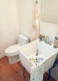Replacing a bathroom sink (and putting in a new one) costs since utility sinks are not chosen for their design or style, they cost a lot less than more decorative styles. 16 Best Utility Sinks Ideas Utility Sink Sink Laundry Sink