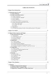 Whichever database application you use does not matter! 1 1 Project Definition