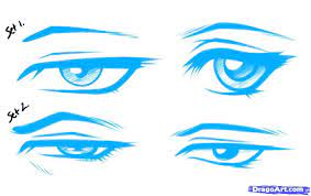 Some anime characters tend to have very short eyebrows. How To Draw Anime Male Eyes Step By Step Anime Eyes Anime Draw How To Draw Anime Male Eyes Anime Eye Drawing Guy Drawing