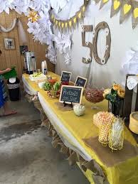 50th Anniversary Food Table 50th Wedding Anniversary Party 50th Anniversary Table 50th Wedding Anniversary Decorations