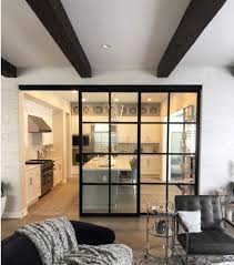 Suspended Room Dividers With No Bottom Track In 2020 Modern Room Divider Living Room Door Glass Room Divider