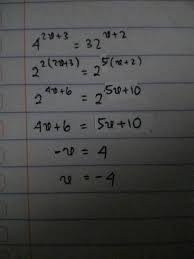 Apr 12, 2021 · dalam pertidaksamaan nilai mutlak tidak cukup dengan cara begitu. Nilai X Yanh Memenuhi Persamaan 4 Pangkat 2x 3 32 Pangkatx 2 Adalah Brainly Co Id