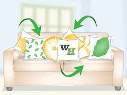 How to decorate with throw pillows. How To Decorate A Sofa With Pillows 13 Steps With Pictures