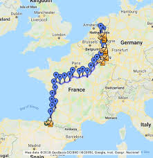 European power struggles immersed germany in two devastating world wars in the first half of the 20th century and left the country occupied by the victorious allied powers of the us, uk, france, and the. Netherlands Germany Belgium Luxembourg And France Www Tour Tk Google My Maps