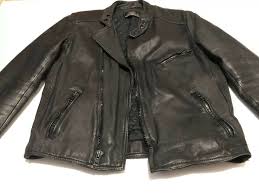 Vtg Harley Davidson X Hein Gericke Leather Jacket Black Lined Mens Size 44 Euc Leather Jacket Leather Jacket Black Black Leather Vest