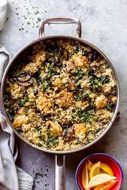 One Pot Chicken And Quinoa In Mustard Sauce Little Broken