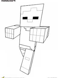 Gangnam style dans le monde minecraft. Coloriage Minecraft Page 1