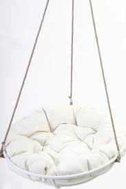 Cool Hanging Papasan Chair For Your Beloved Family Cozy White Framed Hanging Papasan Papasanchair Hanging Papasan Chair Hanging Chair Indoor Papasan Chair