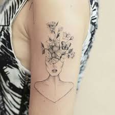 Butterfly Flower Head Juxtaposition Tattoo Tattoos Body Art Tattoos Mom Tattoos