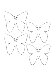 Ben 42 disegni di farfalle per bambini da stampare, colorare e ritagliare e da usare anche per decorazioni; Farfalle Da Colorare Immagini