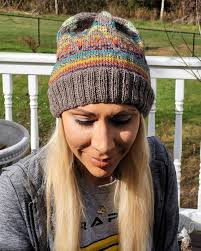 Progress and a sneak peek of my test knit for the #brushstrokespullover a  new pattern from @tifneilan_handknits coming Thursday October 28th!! This  is a lovely knitted pullover style sweater with easy stranded