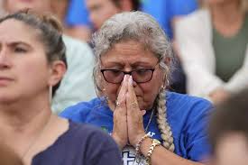 Photos of the Texas vigil honoring flood victims and the many still missing