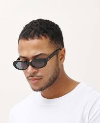 KURT Black Oval Cat-Eye Sunglasses |MESSYWEEKEND