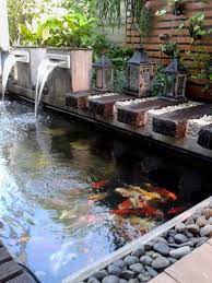 85 Minimalist Fish Pond Design Ideas For 2019 How To Build It Ponds Backyard Backyard Landscaping Designs Backyard