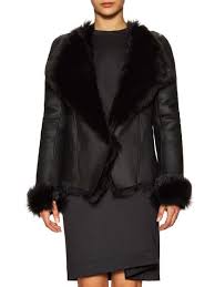 Balenciaga Leather Fur Jacket Fur Leather Jacket Fur Jacket Balenciaga Leather