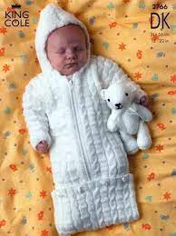 Baby Sleeping Bag Dk Jacket Sweater Knitting Pattern Etsy Knitted Baby Sleeping Bag Baby Knitting Sweater Knitting Patterns