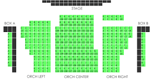 seating charts union county performing arts center