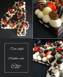 Tarte Chiffre Number Cake Choco Cacao Makla La Cuisine Authentique Gateaux Aux Numeros Boule Chocolat Idee Gateau