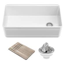 We did not find results for: Workstation 33 Farmhouse Reversible Apron Front Fireclay Single Bowl Kitchen Sink In Gloss White