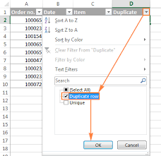 Thus, cell a2 contains the formula =countif($a$1:$c$10,a2)=3, cell a3 =countif($a$1:$c$10,a3)=3, etc. How To Identify Duplicates In Excel Find Highlight Count Filter Etc