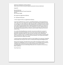Work Reference Letter 15 Free Samples Examples Formats