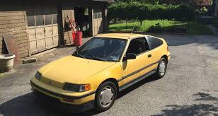Many who added thousands of miles to them back in their day wish modern cars retained those qualities, so crxs have seen an upswell in popularity on bat in the last few years. Yellow Rex 1989 Honda Crx Si Sold Guyswithrides Com