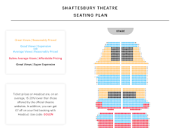 shaftesbury theatre seating plan watch juliet in west