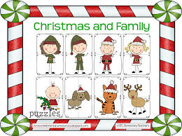 Esl Christmas Activities Family Theme Esl Elementary Family Puzzles
