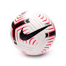 Football is packed in a beautiful net bag spedster. Ball Nike Premier League Strike 2020 2021 White Laser Crimson Black Futbol Emotion