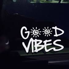 Good Vibes Decal Vinyl Sticker For Macbook Pro Ipad Car Etsy Car Decals Vinyl Car Decals Stickers Car For Teens
