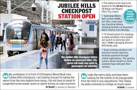 jubilee hills checkpost station open