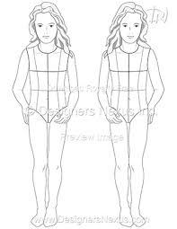 Fashion Croquis Kids Figure Sketch Template 023 Free Download In Vecto Children Fashion Sketch Childrens Fashion Illustration Fashion Illustrations Techniques