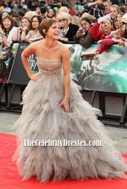 As all the graduates began to go to hogsmead often to get dress robes, hermione and draco just stayed at school. Emma Watson Tulle Formal Dress Harry Potter And The Deathly Hallows Part 2 London Premiere Thecelebritydresses