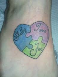 They brought to me from the web. Matching Heart Puzzle Tattoo Elegant Arts Tattoo
