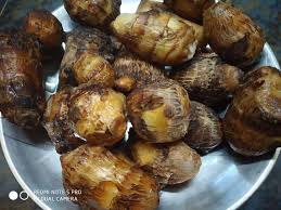 Gaati Kochu Bharta (taroroots) Recipe