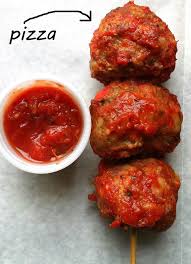 Pizza Meatballs Recipes Meatball Pizza Food