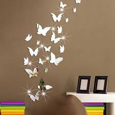 Mirror Butterfly Wall Decor Butterfly Wall Decor Butterfly Wall Decals Sticker Wall Art