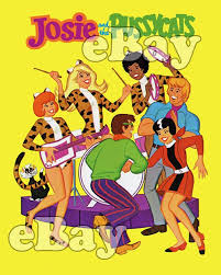 Cbs 1991 id (this is cbs) fido dido bumper (orange tree) 30. Rare Josie And The Pussycats Cartoon Color Photo Hanna Barbera Studios Josie And The Pussycats The Pussycat Saturday Morning Cartoons