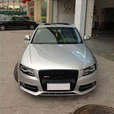A4 B8 Black Frame With Black 4ring Front Bumper Mesh Grill Grilld For Audi A4 S4 Rs4 2009 2010 2011 2012 Audi A4 Audi Top Cars