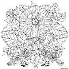 Plus, it's an easy way to celebrate each season or special holidays. Flowers And Of Butterflies For Adult Art Therapy Coloring Pages Printable